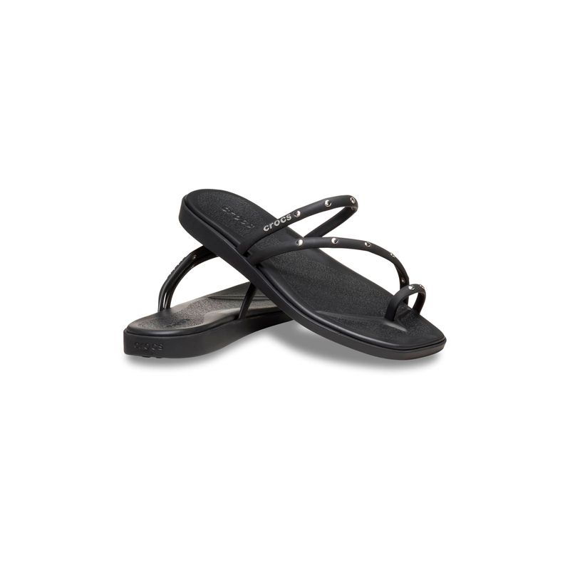 Sandalia Mujer Miami Toe Loop Sandal Negro Crocs