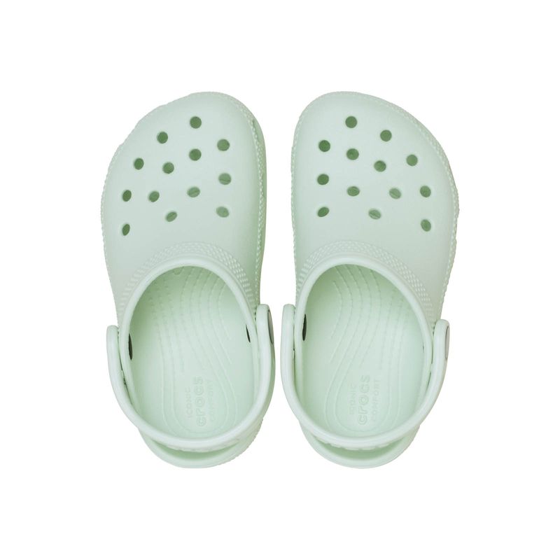 Zueco Niños Pequeños Classic Clog Verde Crocs