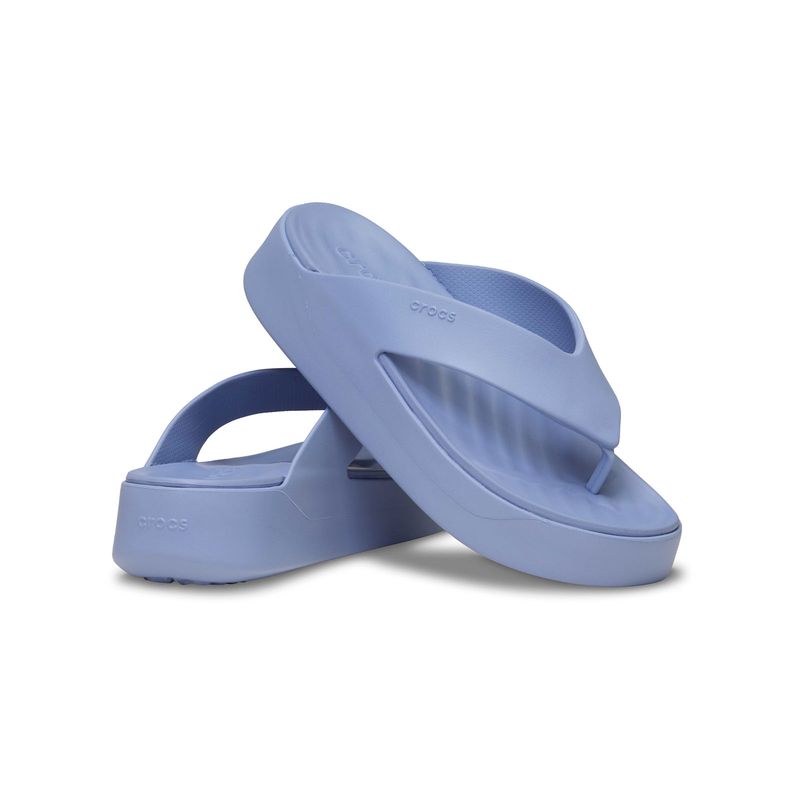 Sandalia Flip Mujer Getaway Platform Flip Azul Crocs