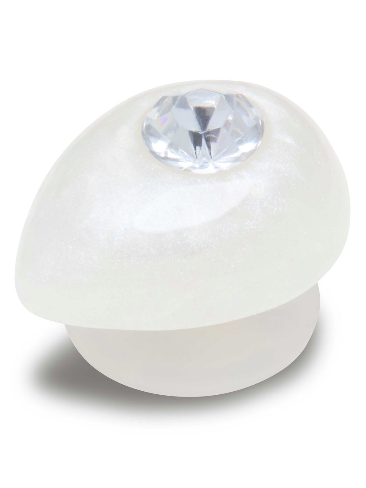 Jibbitz Diamante Simulado Abril Blanco Crocs