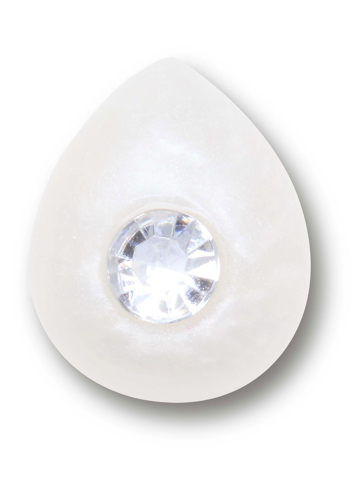 Jibbitz Diamante Simulado Abril Blanco Crocs