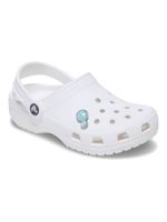 Jibbitz-Doble-Gema-SMT-Opalescente-Plateado-Crocs