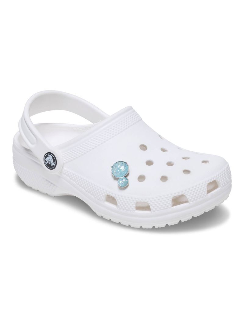 Jibbitz-Doble-Gema-SMT-Opalescente-Plateado-Crocs