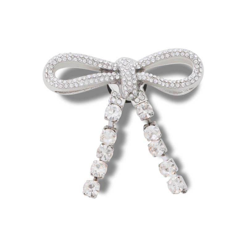 Jibbitz Lazo con Gema Plateada Plateado Crocs