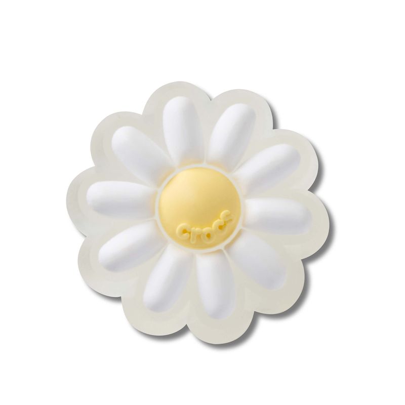 Jibbitz Flor Margarita Blanco Crocs