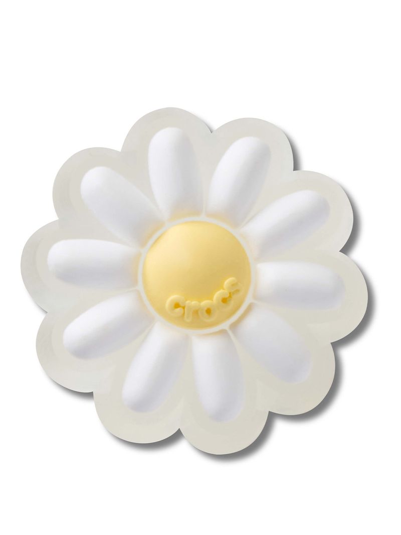 Jibbitz-Flor-Margarita-Blanco-Crocs