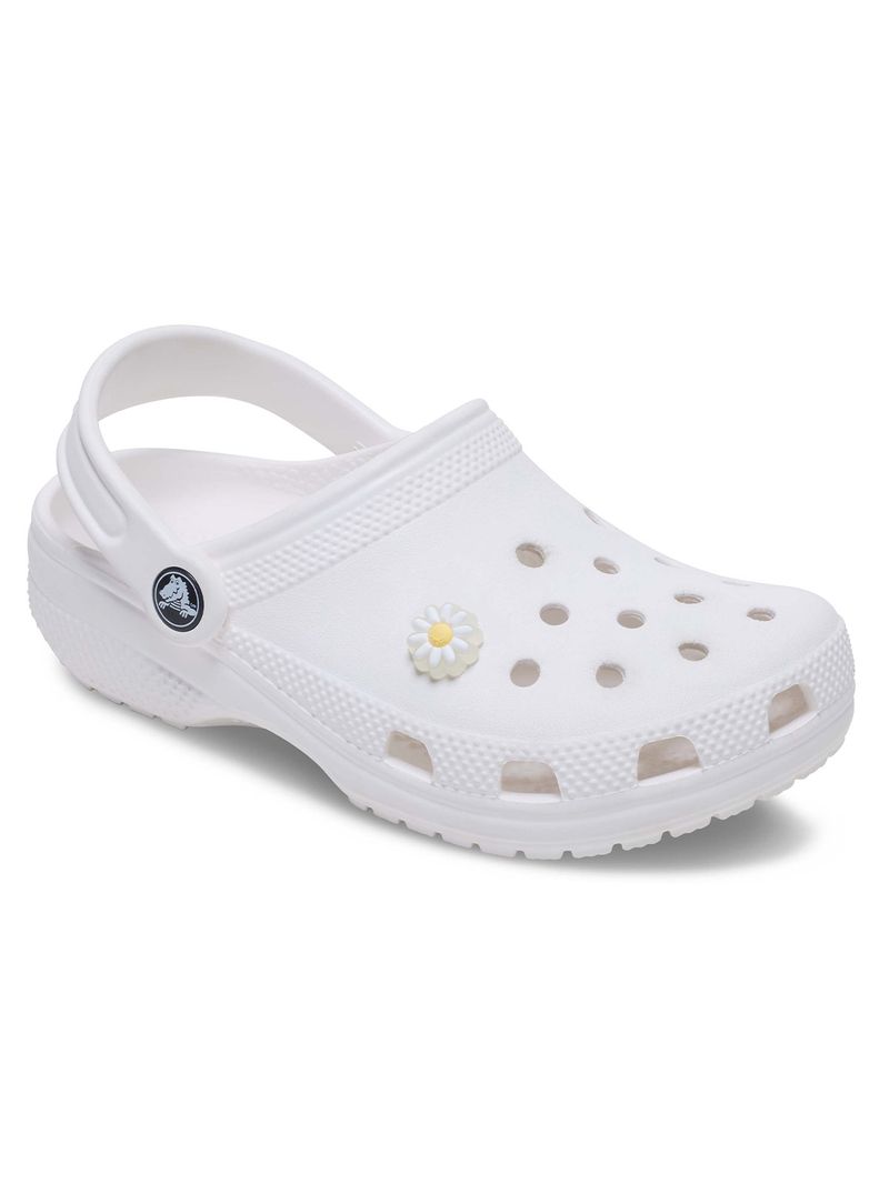 Jibbitz-Flor-Margarita-Blanco-Crocs