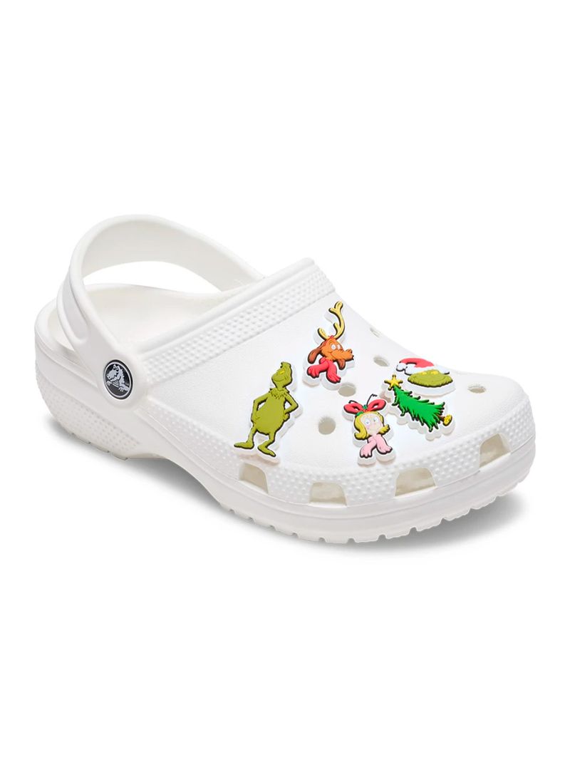 Jibbitz-El-Grinch-Pack-5-Blanco-Crocs