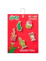 Jibbitz-El-Grinch-Pack-5-Blanco-Crocs