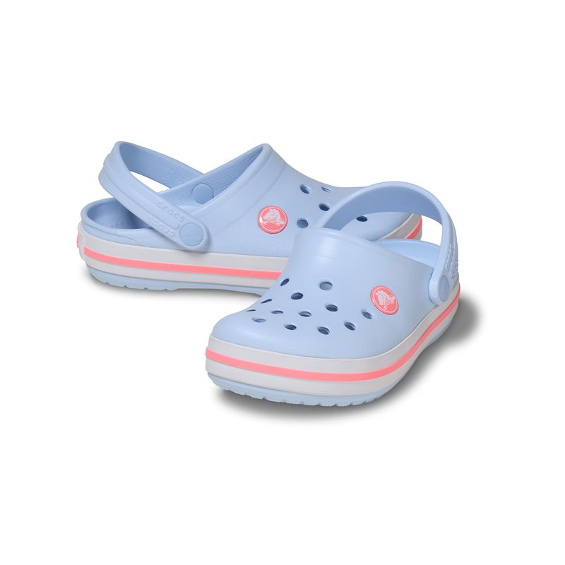 Zueco Niños Pequeños Crocband Clog T Celeste Crocs
