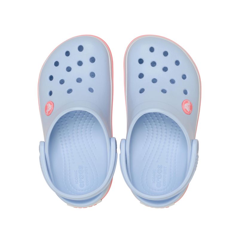 Zueco Niños Pequeños Crocband Clog T Celeste Crocs