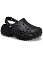 Zueco-Mujer-Baya-Plataforma-Clog-Negro-Crocs