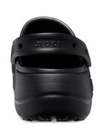 Zueco-Mujer-Baya-Plataforma-Clog-Negro-Crocs