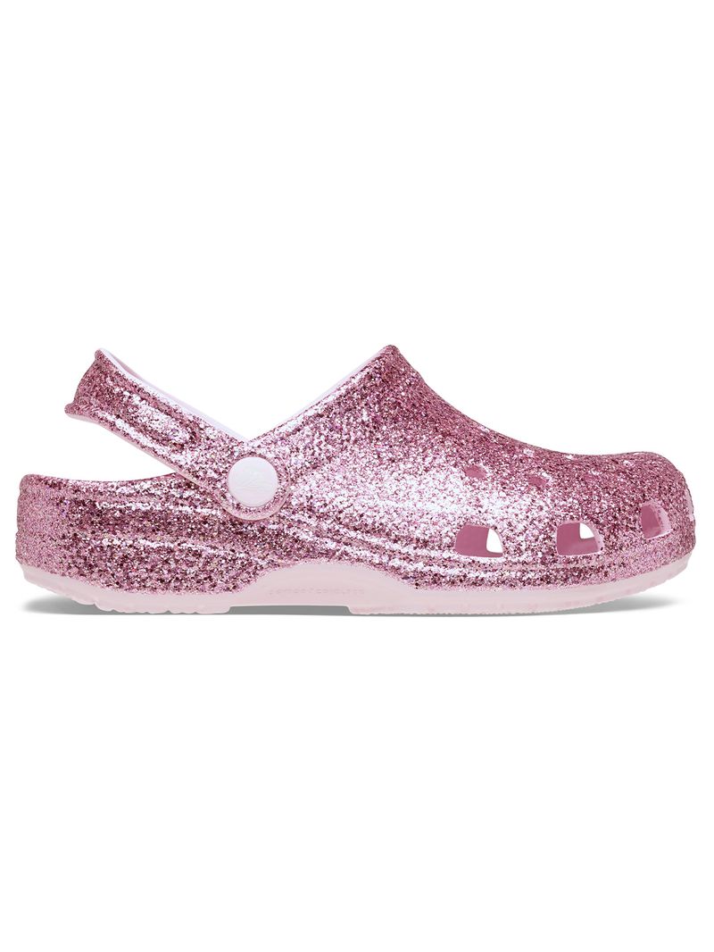 Zueco-Niños-Pequeños-Chunky-Glitter-T-Rosado-Crocs