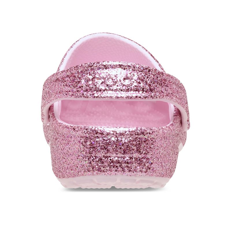 Zueco Niños Pequeños Chunky Glitter T Rosado Crocs