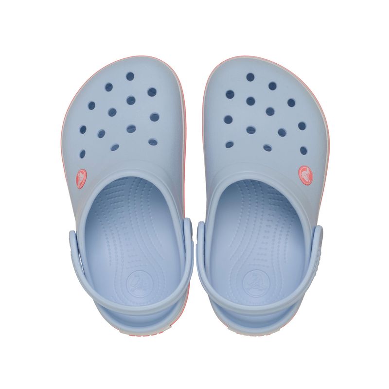 Zueco Niños Grandes Crocband Clog K Celeste Crocs