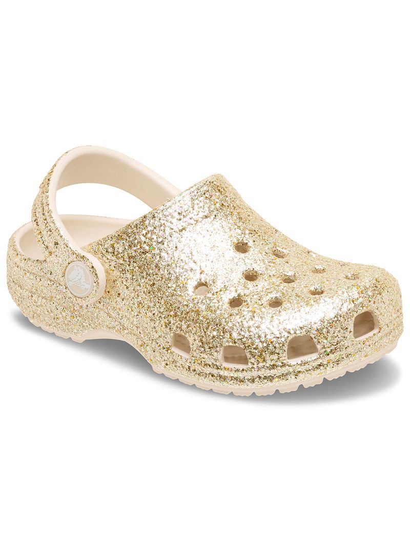 Zueco-Niños-Grandes-Classic-Glitter-K-Metalizado-Crocs