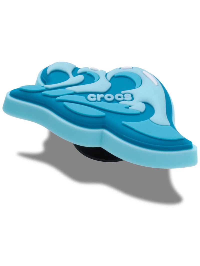 Jibbitz-Ola-de-mar-Triple-Azul-Crocs