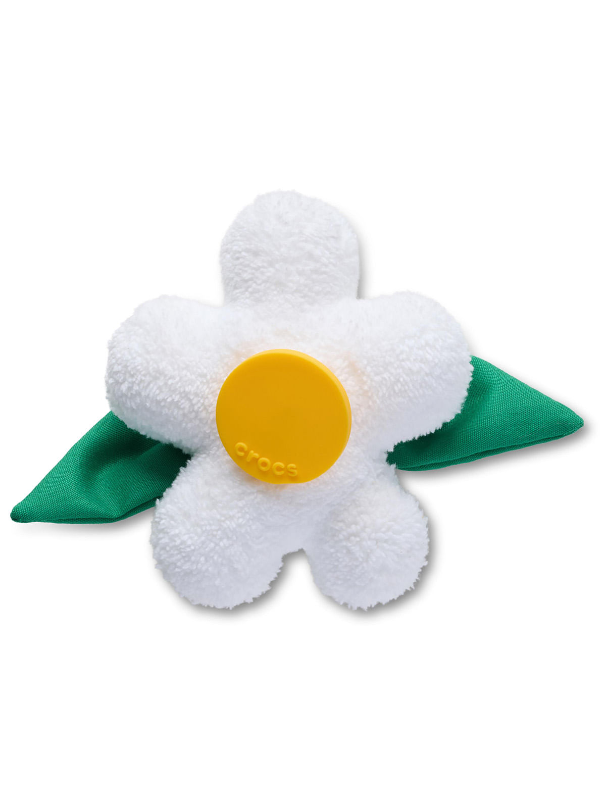 Jibbitz Flor con sonido grabado blanca Crocs