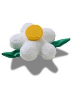 Jibbitz-Flor-con-sonido-grabado-blanca-Crocs