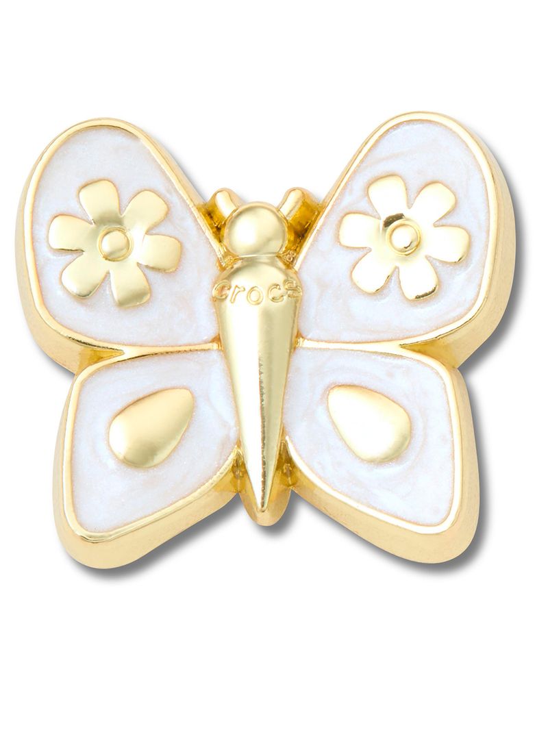 Jibbitz-Mariposa-Perlada-Dorada-Crocs