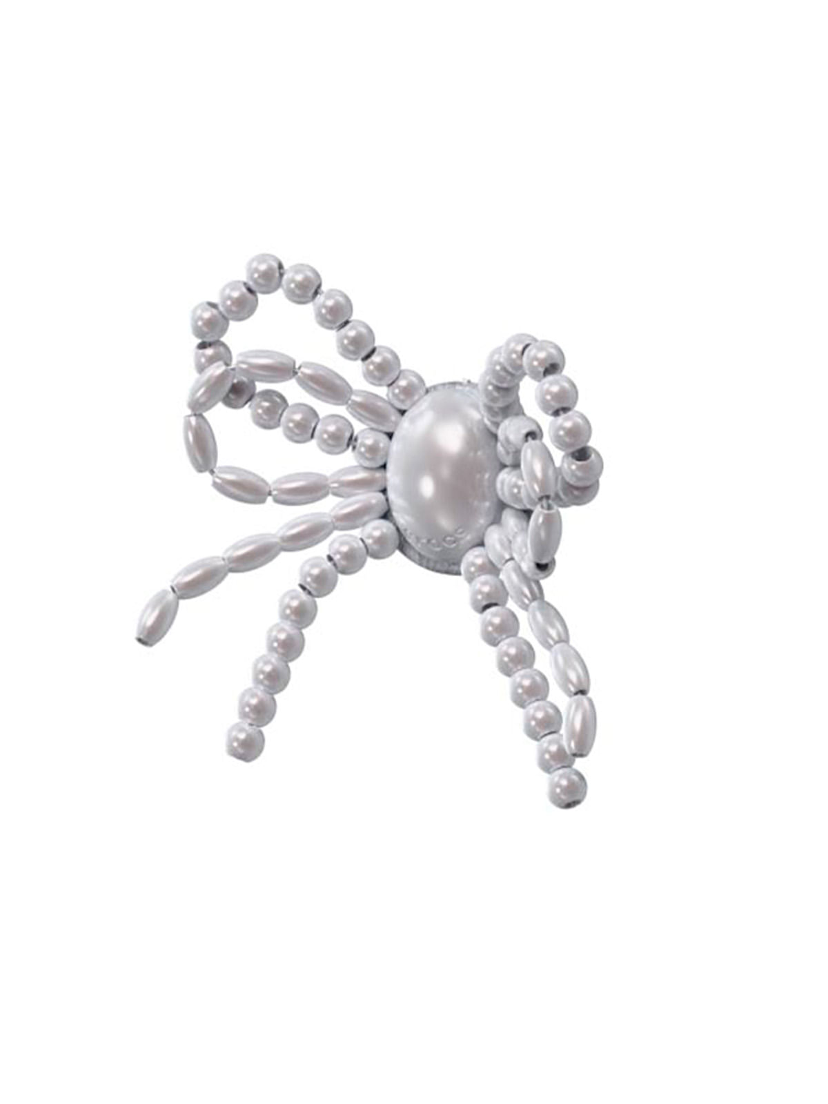 Jibbitz Lazo de Perlas Blanca Crocs