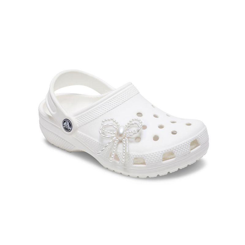Jibbitz Lazo de Perlas Blanca Crocs