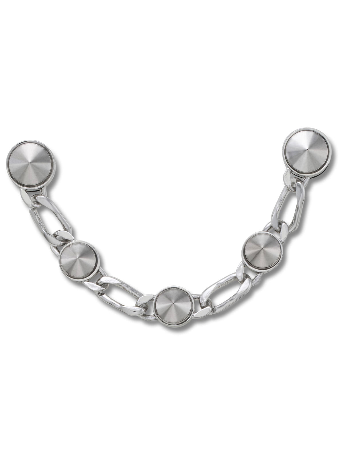 Jibbitz Cadena De Plata Con Tachas Crocs