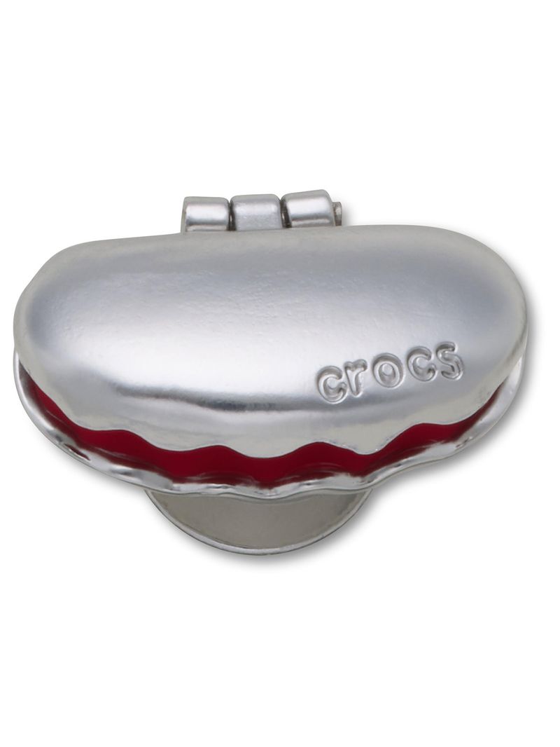 Jibbitz-Planta-carnivora-plegable-plateada--Crocs