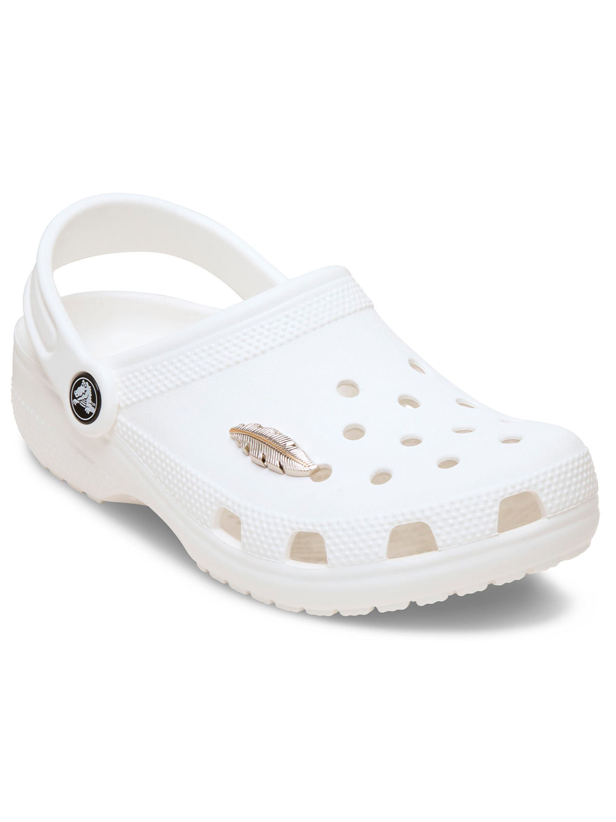 Jibbitz Pluma Plateada Crocs
