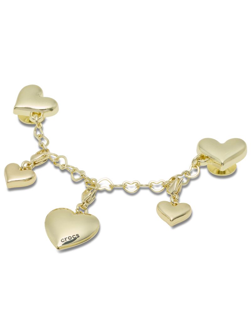 Jibbitz-Cadena-De-Corazon-Dorado-Crocs