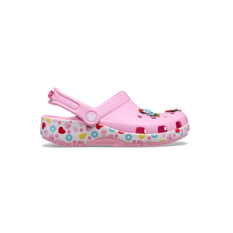 Zueco Niños Grandes Mickey Friends Minnie Rosado Crocs