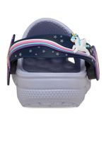 Zueco-Niños-Pequeños-Classic-Lights-Morado-Crocs