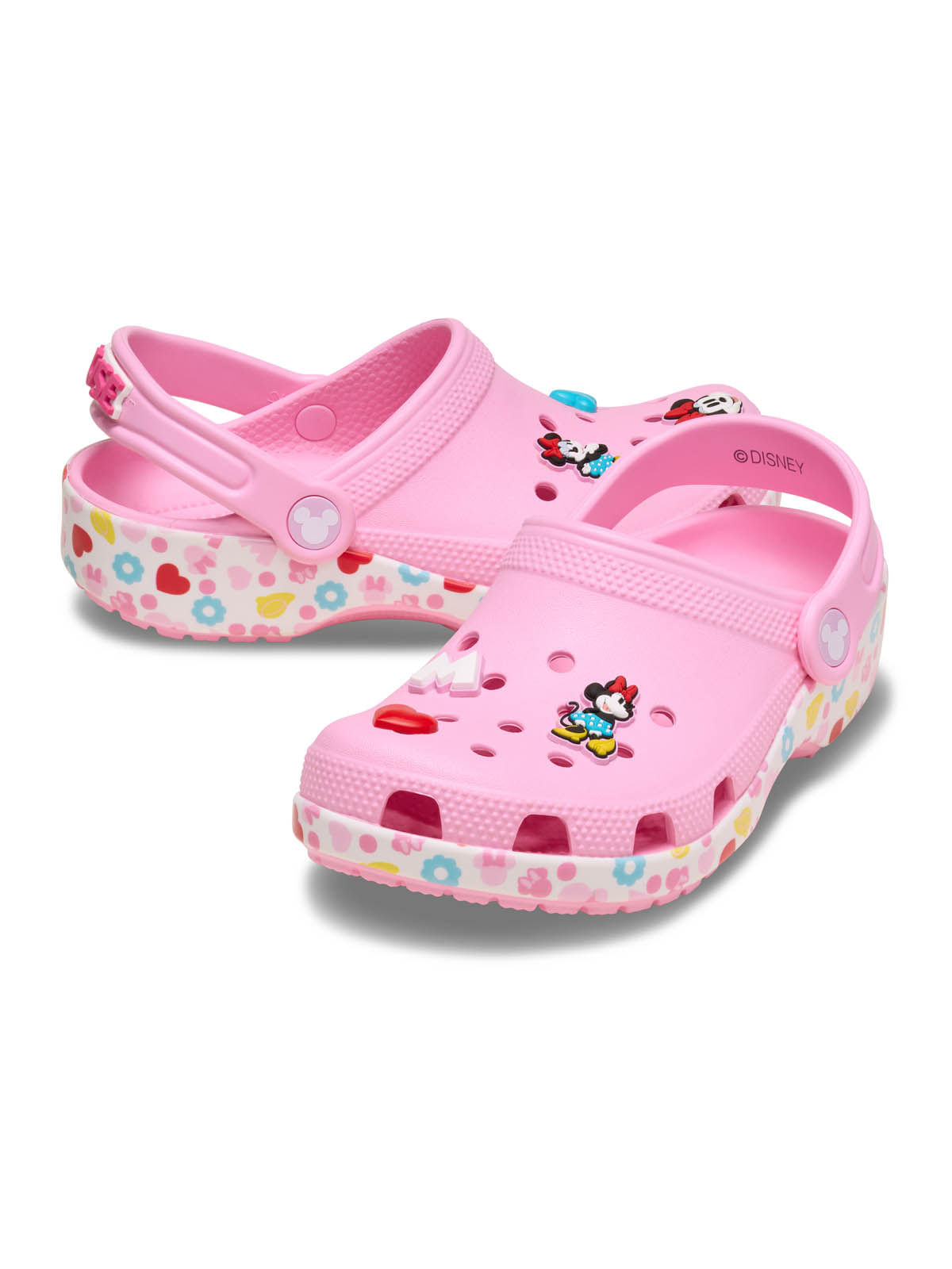 Zueco Niños Grandes Mickey Friends Minnie Rosado Crocs