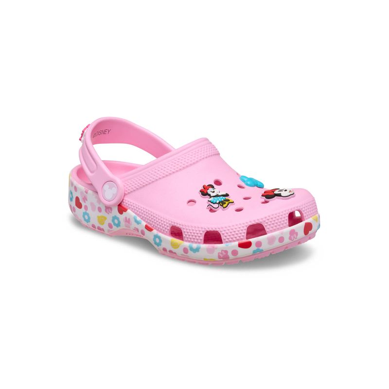 Zueco Niños Grandes Mickey Friends Minnie Rosado Crocs