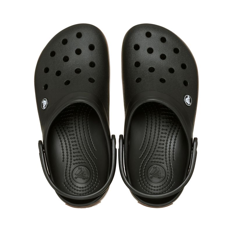 Zueco Unisex Crocband Gum Clog Negro Crocs