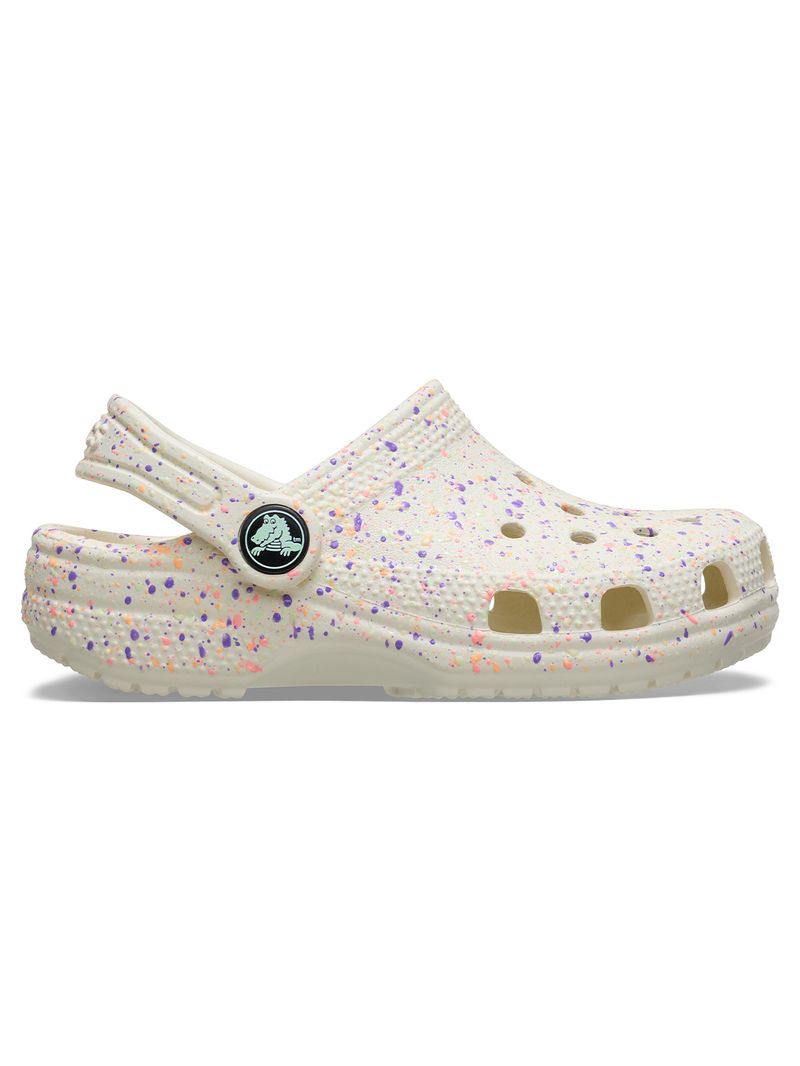 Zueco-Niños-Grandes-Classic-Glow-Paint-K-Blanco-Crocs
