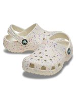 Zueco-Niños-Grandes-Classic-Glow-Paint-K-Blanco-Crocs