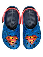 Zueco-Unisex-Superman-Classic-Azul-Crocs