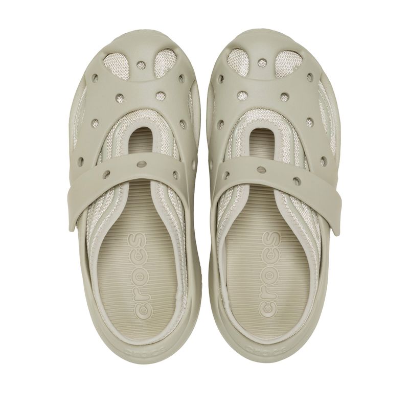 Zueco Mujer Caged Mule Beige Crocs