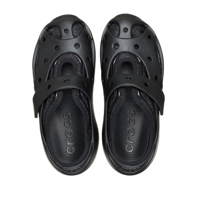 Zueco Mujer Caged Mule Negro Crocs