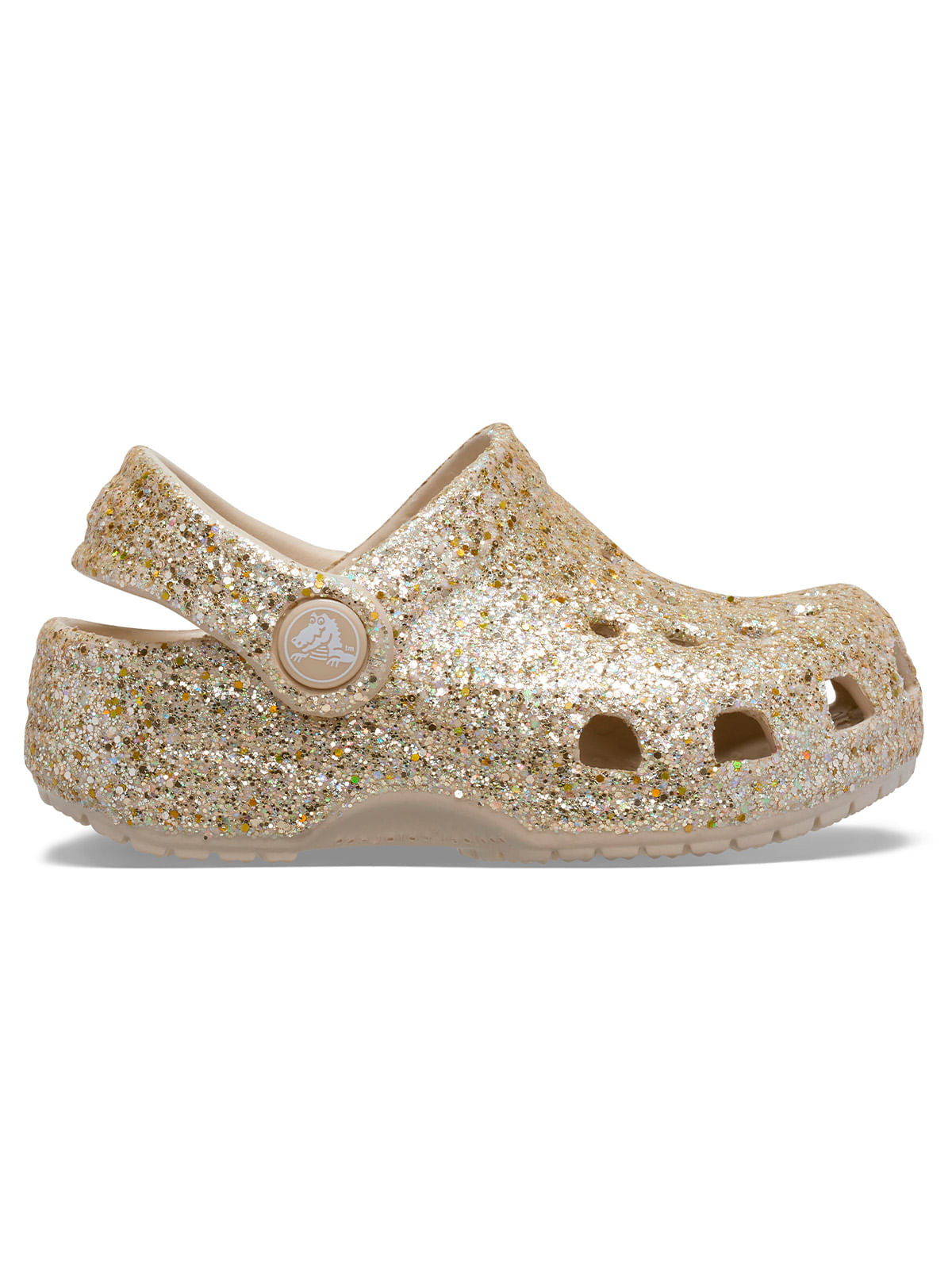 Zueco Bebés Recién Nacidos Metalizado Crocs