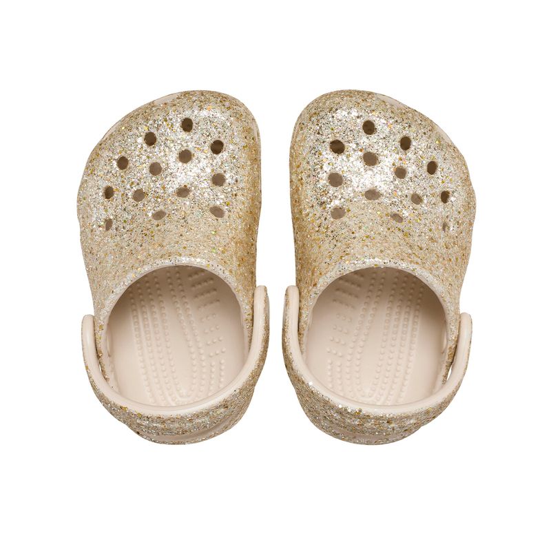 Zueco Bebés Recién Nacidos Metalizado Crocs