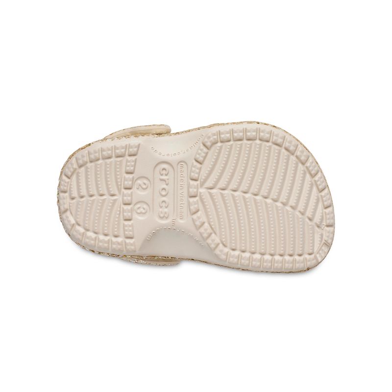 Zueco Bebés Recién Nacidos Metalizado Crocs