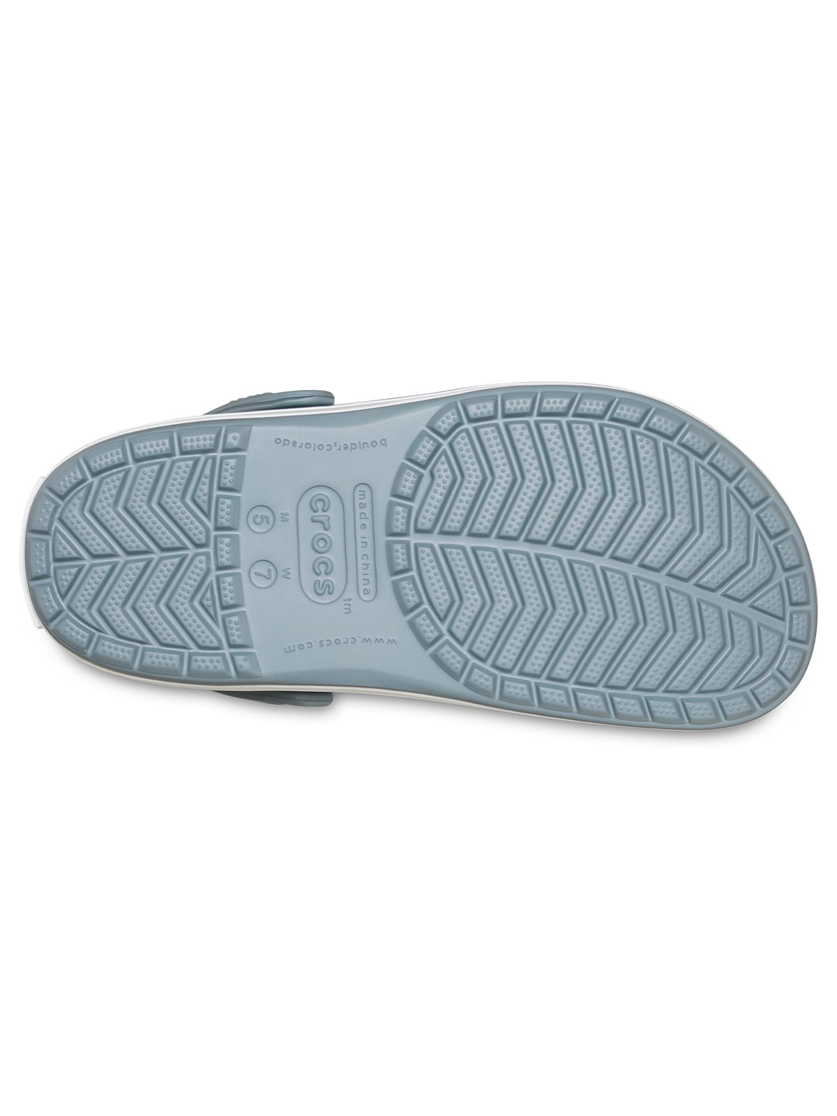 Zueco Unisex Crocband Gris Crocs