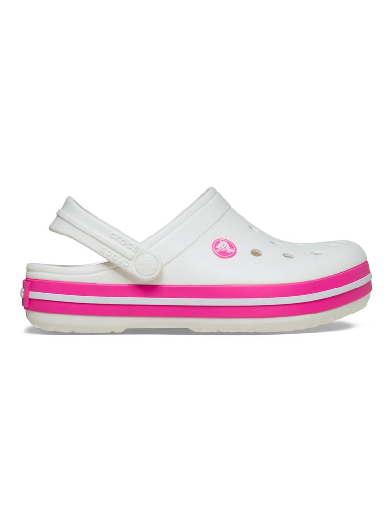 Zueco-Niños-Pequeños-Crocband-Clog-Blanco-Crocs
