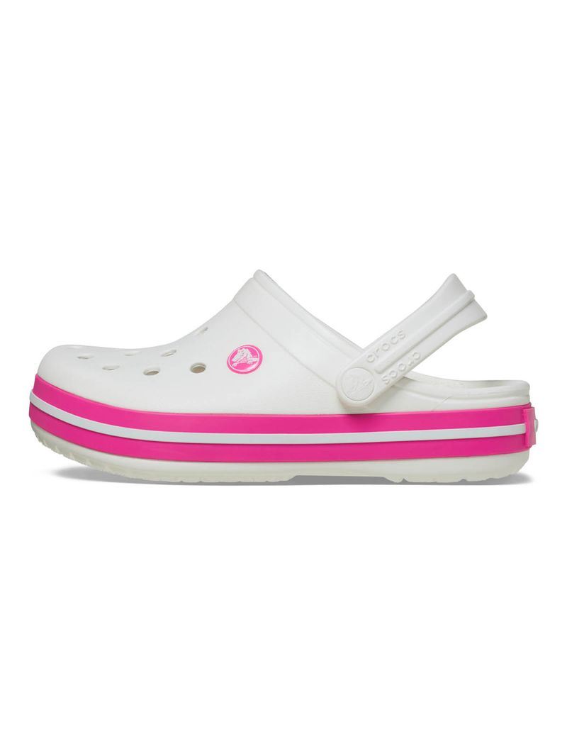 Zueco-Niños-Pequeños-Crocband-Clog-Blanco-Crocs