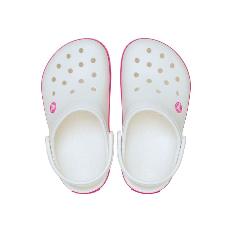 Zueco Niños Pequeños Crocband Clog Blanco Crocs