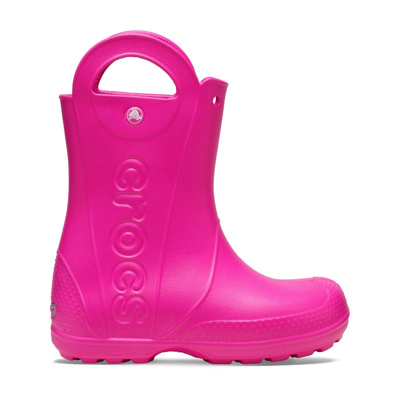 Bota-lluvia-Niños-Grandes-Handle-It-Rain-K-Rosa-Crocs
