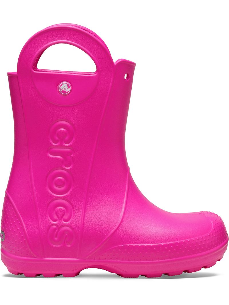 Bota-lluvia-Niños-Grandes-Handle-It-Rain-K-Rosa-Crocs